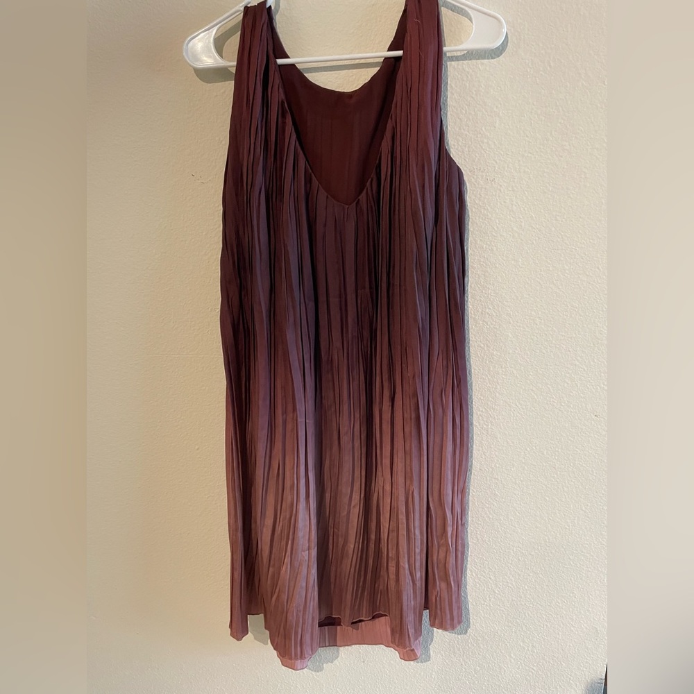 Zara dress - pleated ombré